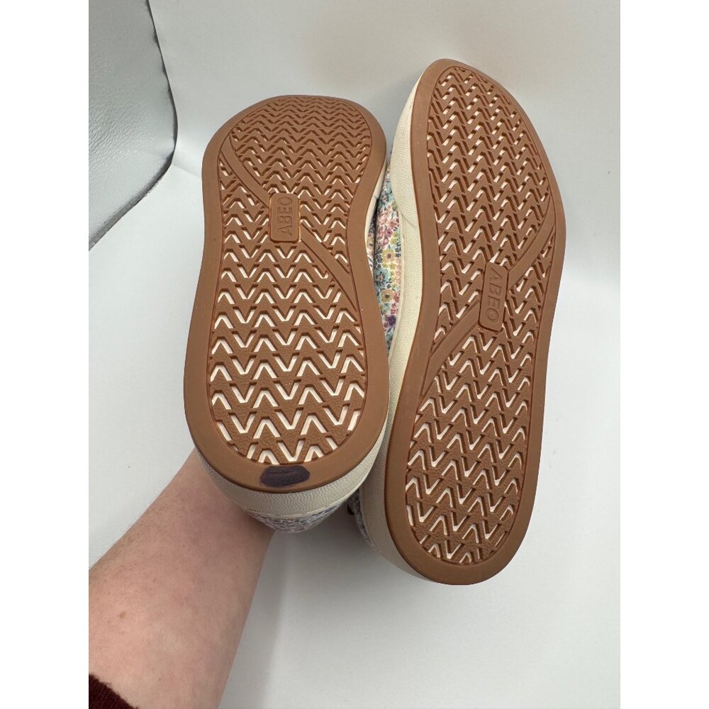 ABEO Ditzy Floral Encore Slip On Low Top Sneaker Shoe Women Size 8.5 - Picture 9 of 11